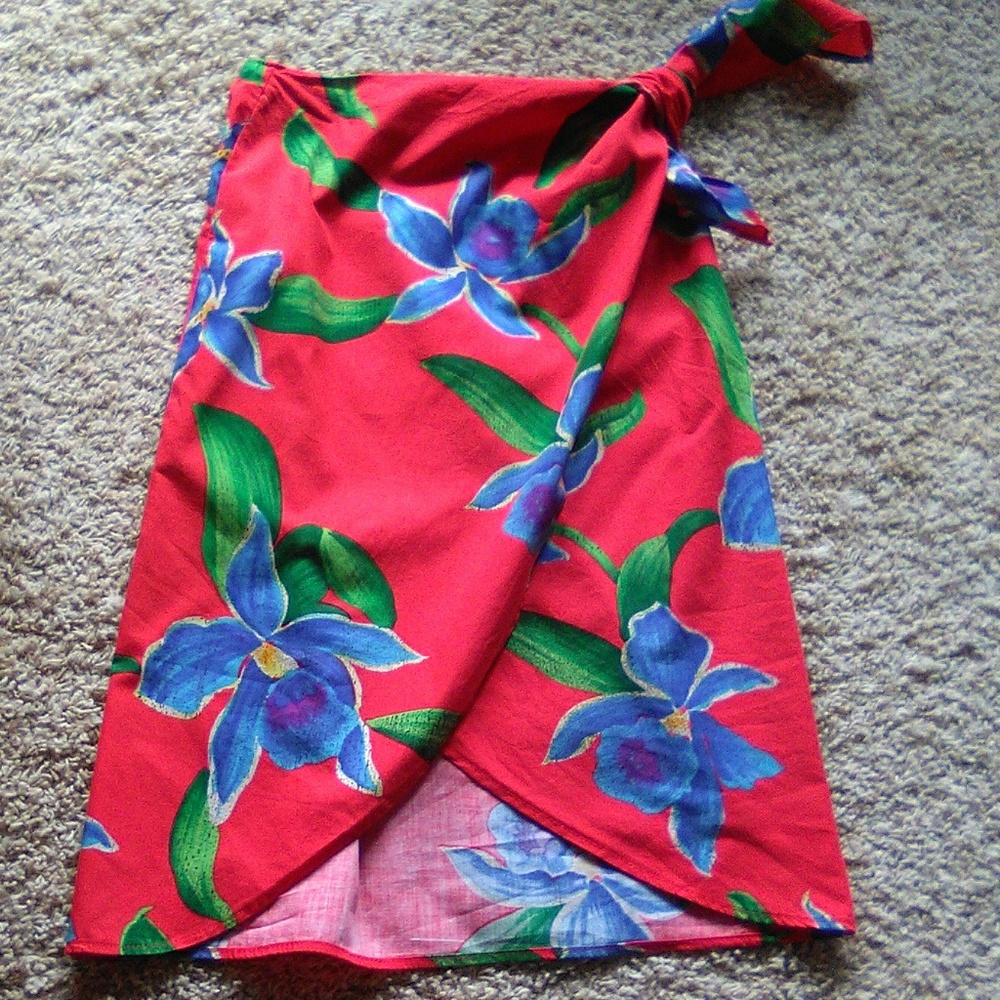 Hawaiian waist wrap sz S